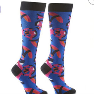 YO SOX Kaledooscope” Women’s Novelty Knee-High Socks. Size 6-10 NWT
